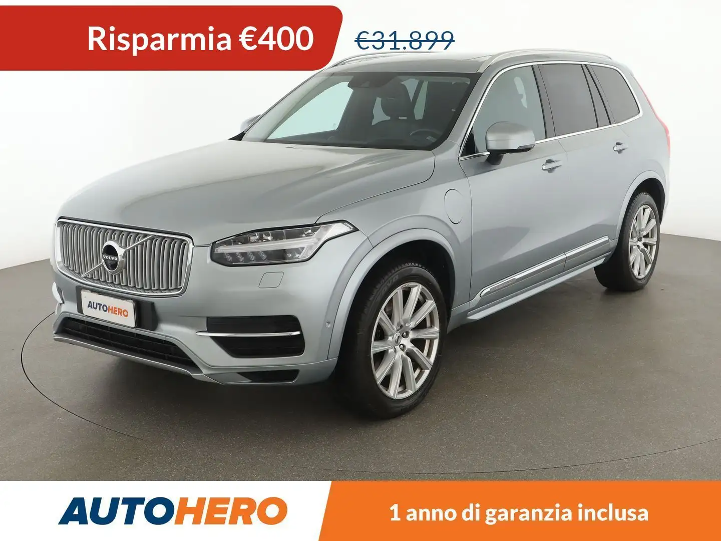Volvo XC90 2.0 T6 Plug-in Hybrid Inscription AWD Argento - 1