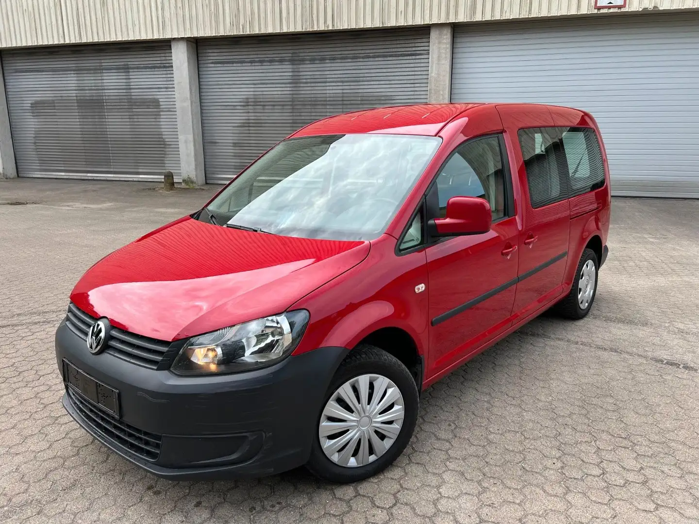 Volkswagen Caddy Maxi XXL 1.6TDI Kombi*DSG*7Sitze*AHK*Klima Rot - 1