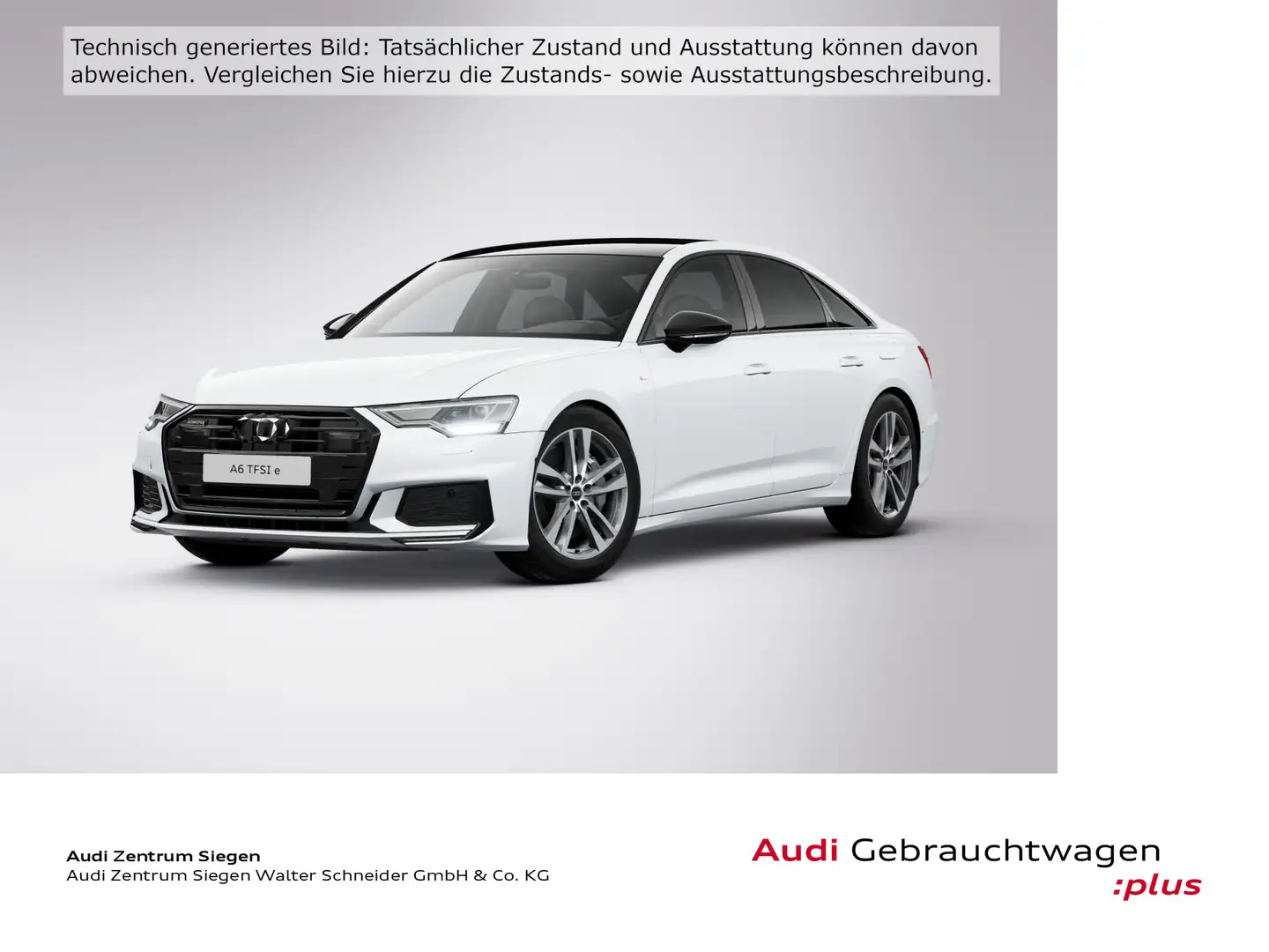 Audi A6 Lim. 50 TFSI e quattro sport Pano LED AHK Weiß - 1