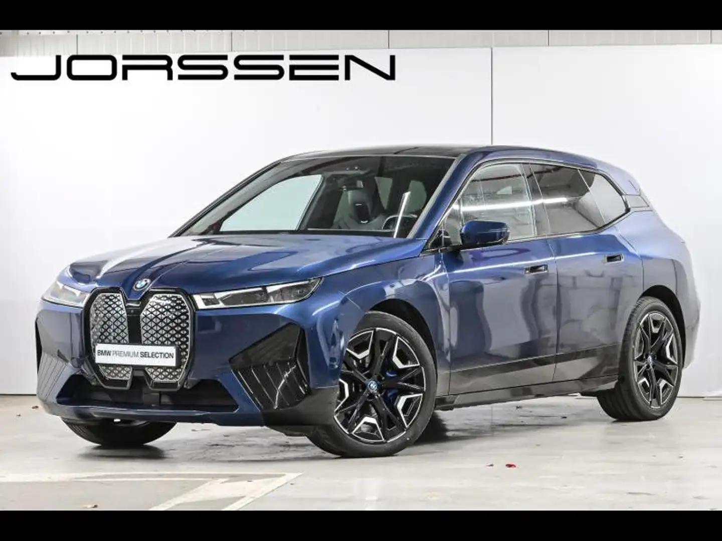 BMW iX xDrive40 Bleu - 1