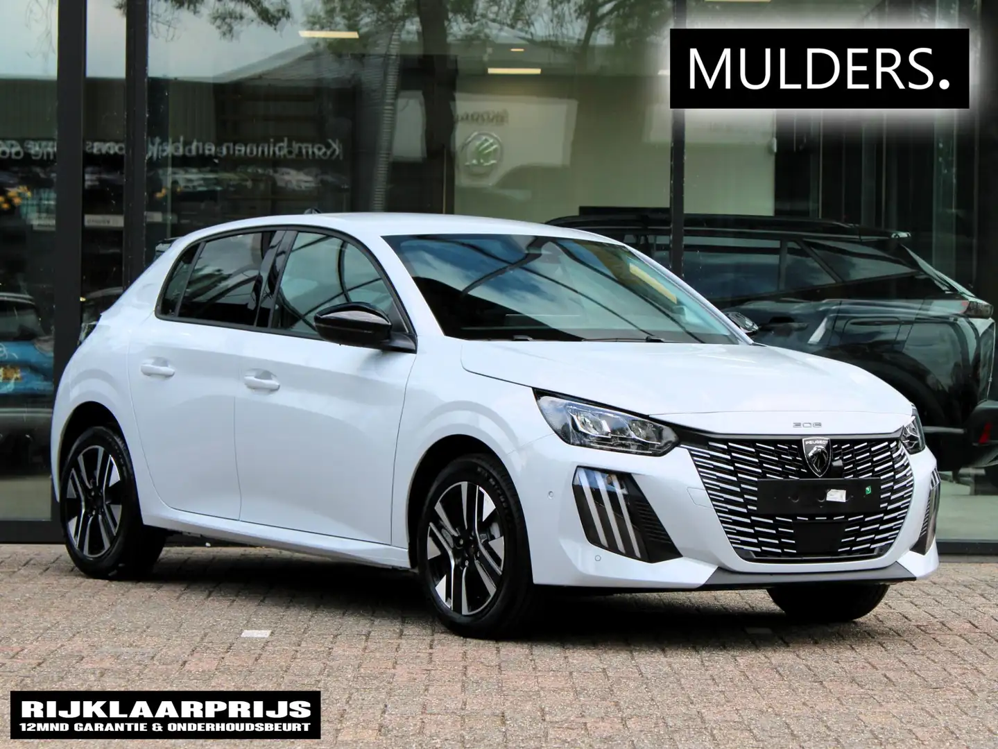 Peugeot 208 1.2 Hybrid 110 e-DCS6 Allure VOORRAAD KORTING Blanco - 1