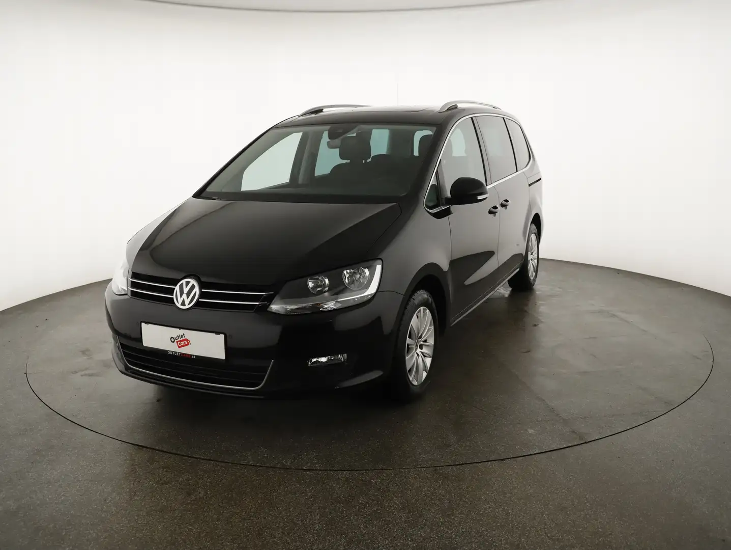 Volkswagen Sharan 1.4 TSI DSG 7-SITZER AHK+SKY+ASSIST+LEDER Schwarz - 2