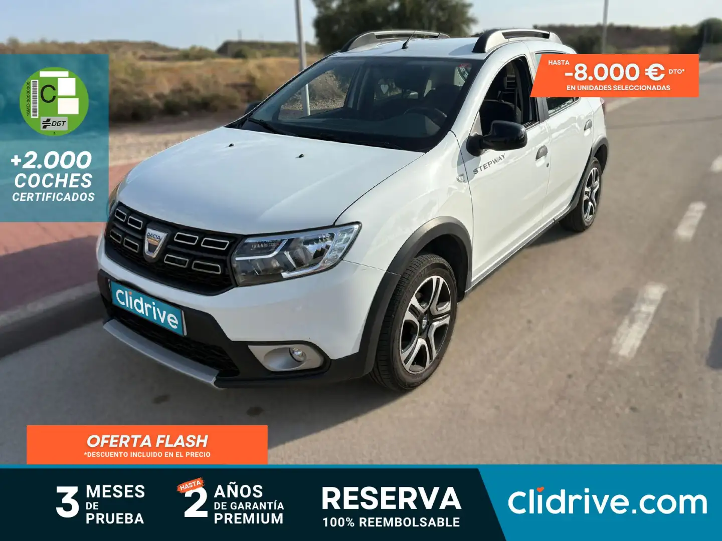 Dacia Sandero Stepway TCe Essential 67kW Blanco - 1