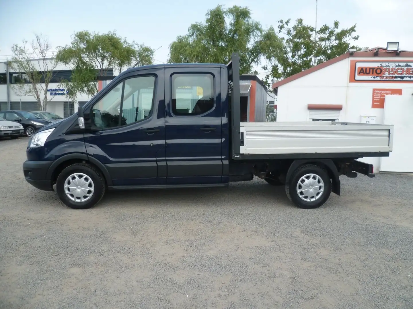 Ford Transit Pritsche L2 DoKa 7-Sitze Klima Tempo AHK Bleu - 2