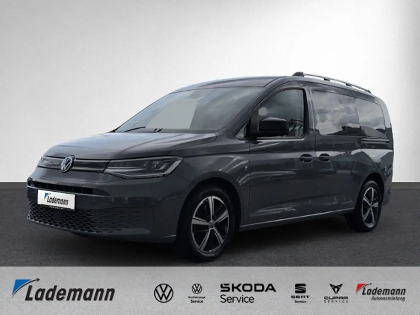 Volkswagen Caddy Kombi 1.5 TSI AHK+RFK+ACC+NAVI+LED+SH Grau - 1