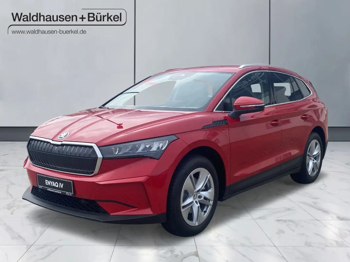 Skoda Enyaq iV 60 Loft *AHK Klima Navi Einparkhilfe Rot - 1