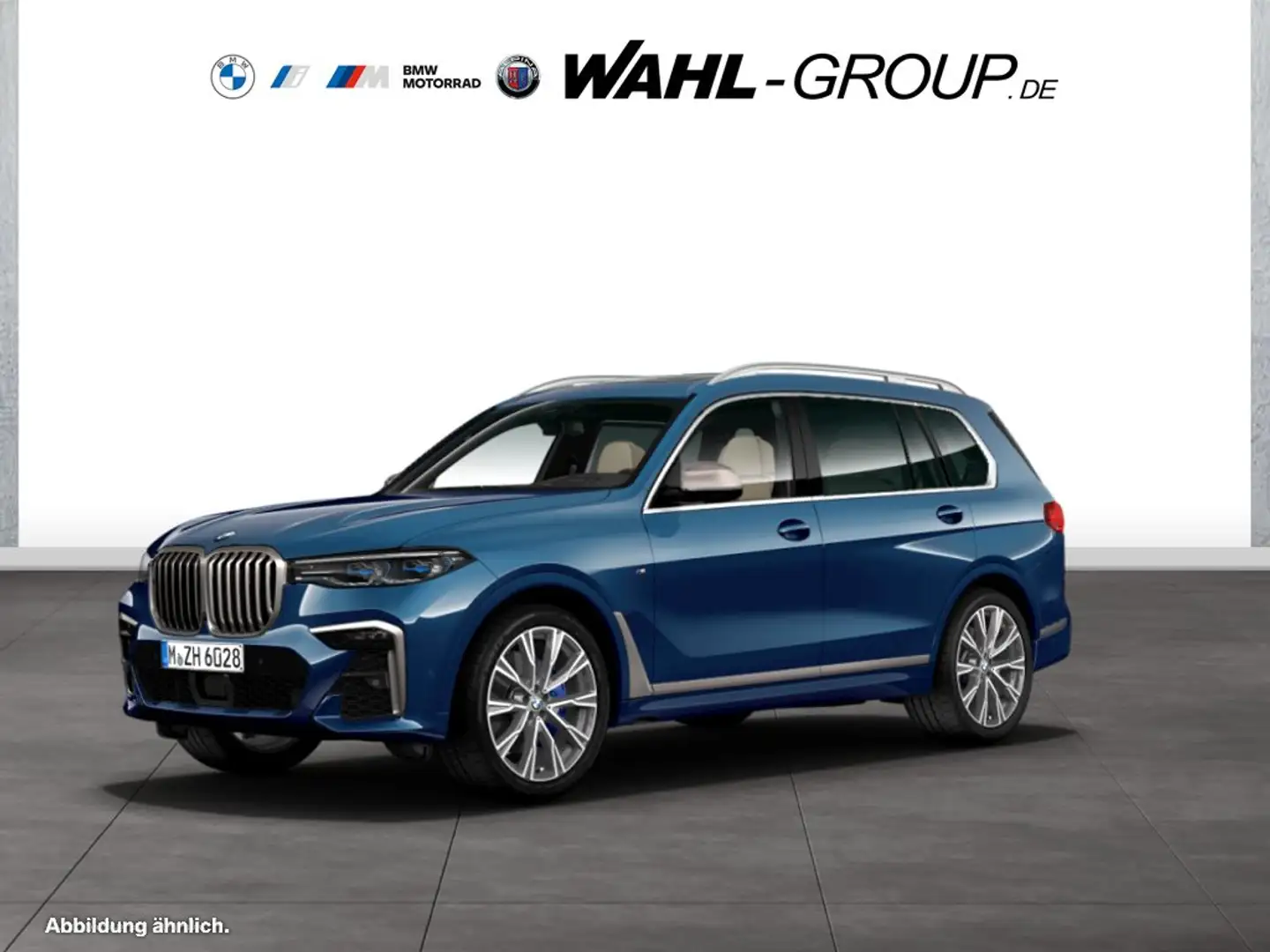BMW X7 M 50i AHK Laser Standhzg Padach BoWilkens Niebieski - 1