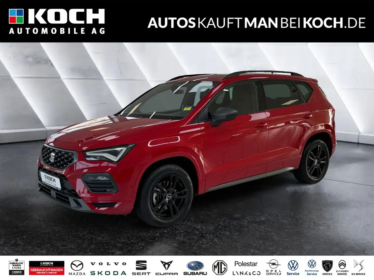 SEAT Ateca 2.0 TDI FR DSG PANO 8xALU AHZ Bluetooth Navi Rot - 1