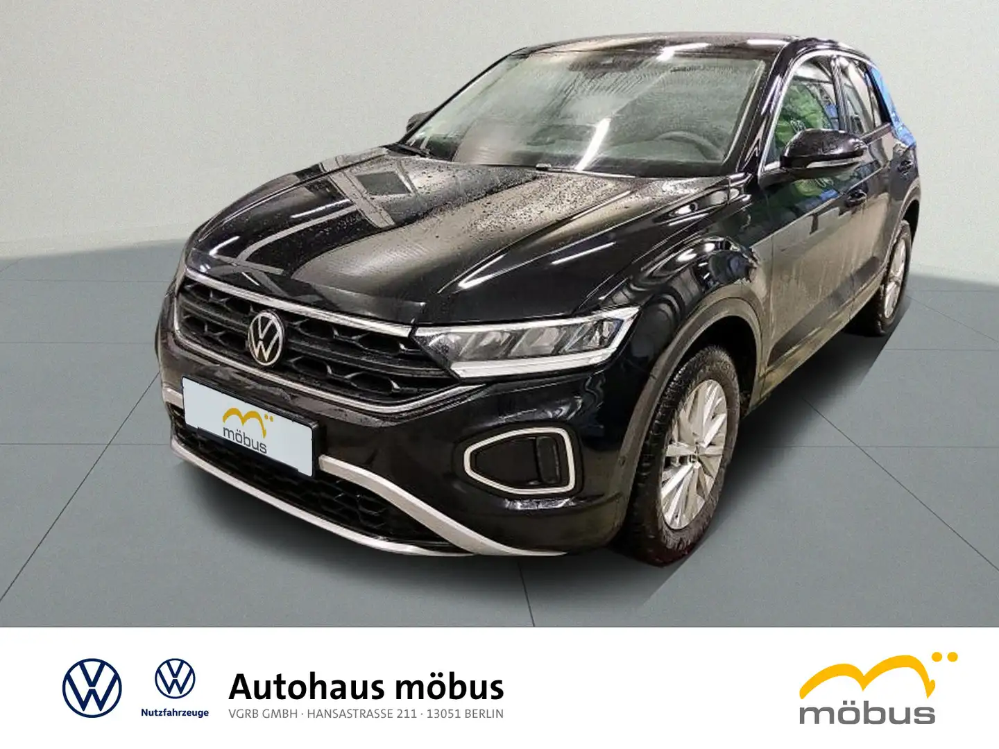 Volkswagen T-Roc 1.0 TSI*APP*VC*PDC*MFL*SHZ*LANE*LED*ISOFIX Schwarz - 2