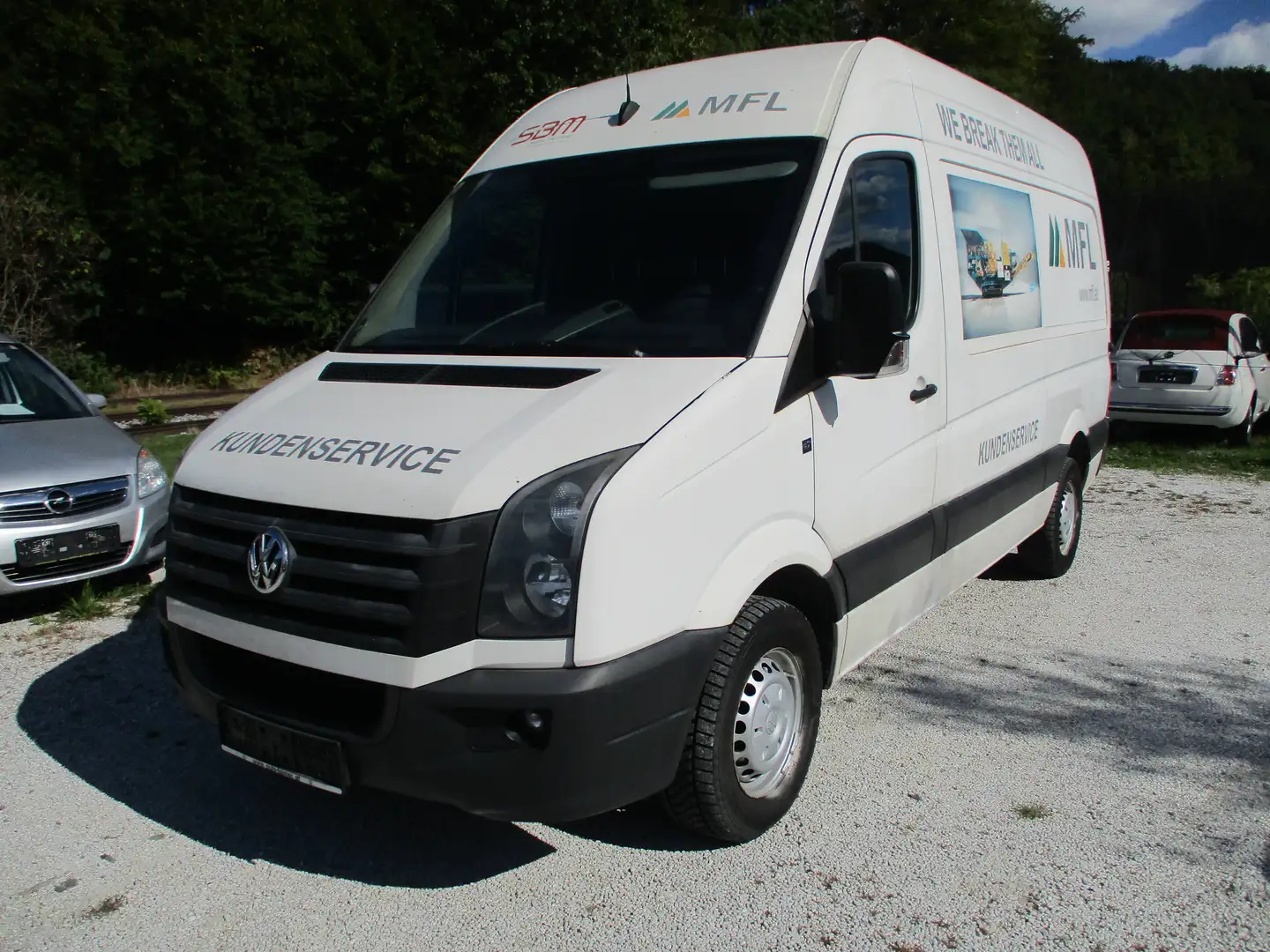 Volkswagen Crafter 35 L2H2 mittel Hochdach Weiß - 1