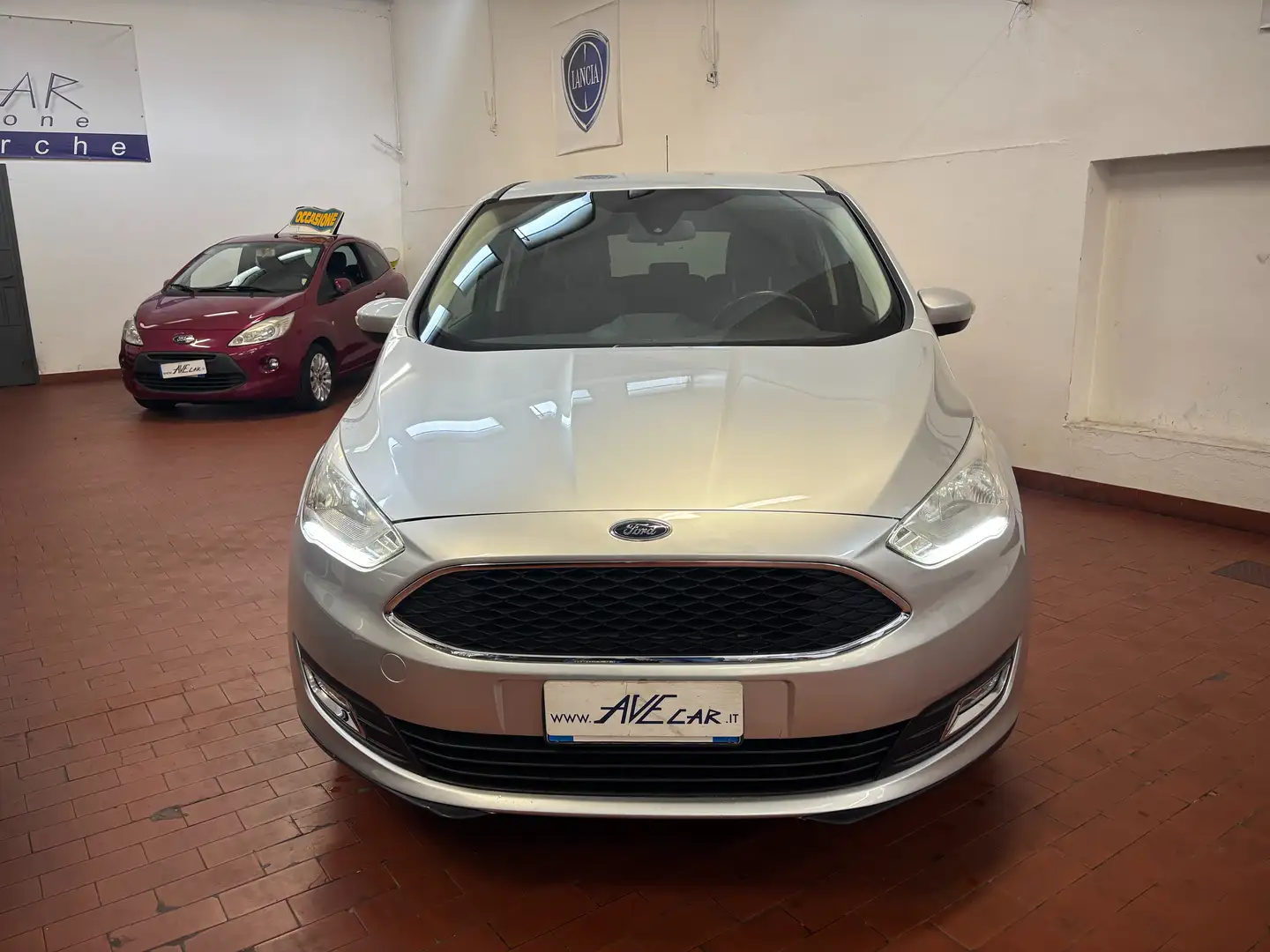 Ford C-Max 1.6 Titanium Gpl OK NEOPATENTATI 1 PROPRIETARIA Argento - 2