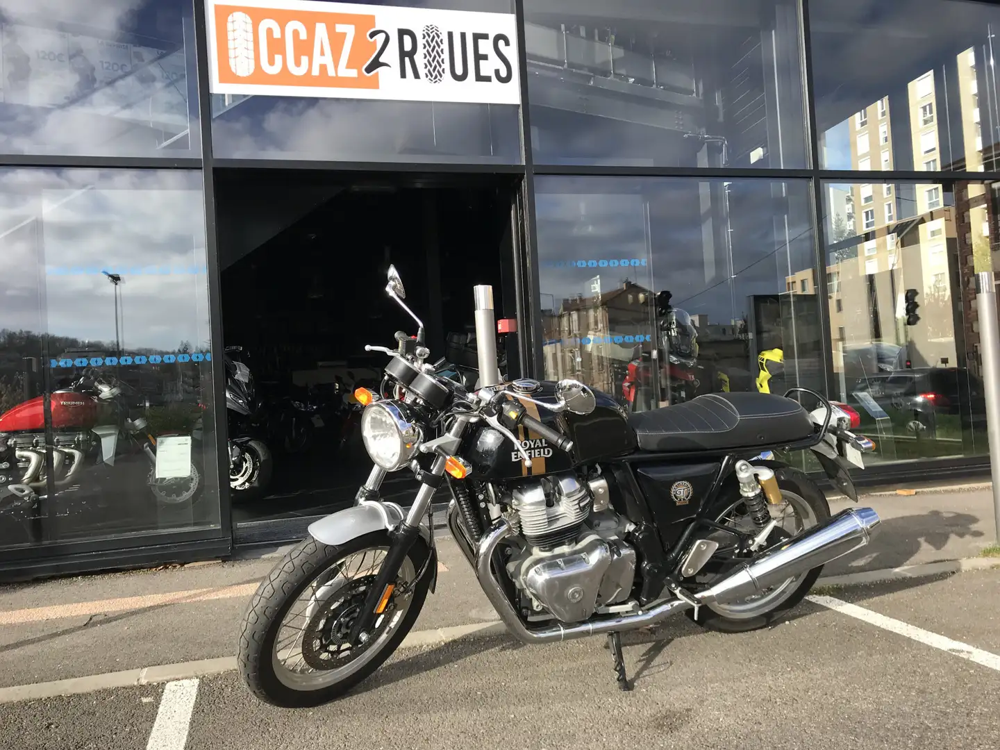 Royal Enfield Continental GT Negru - 2