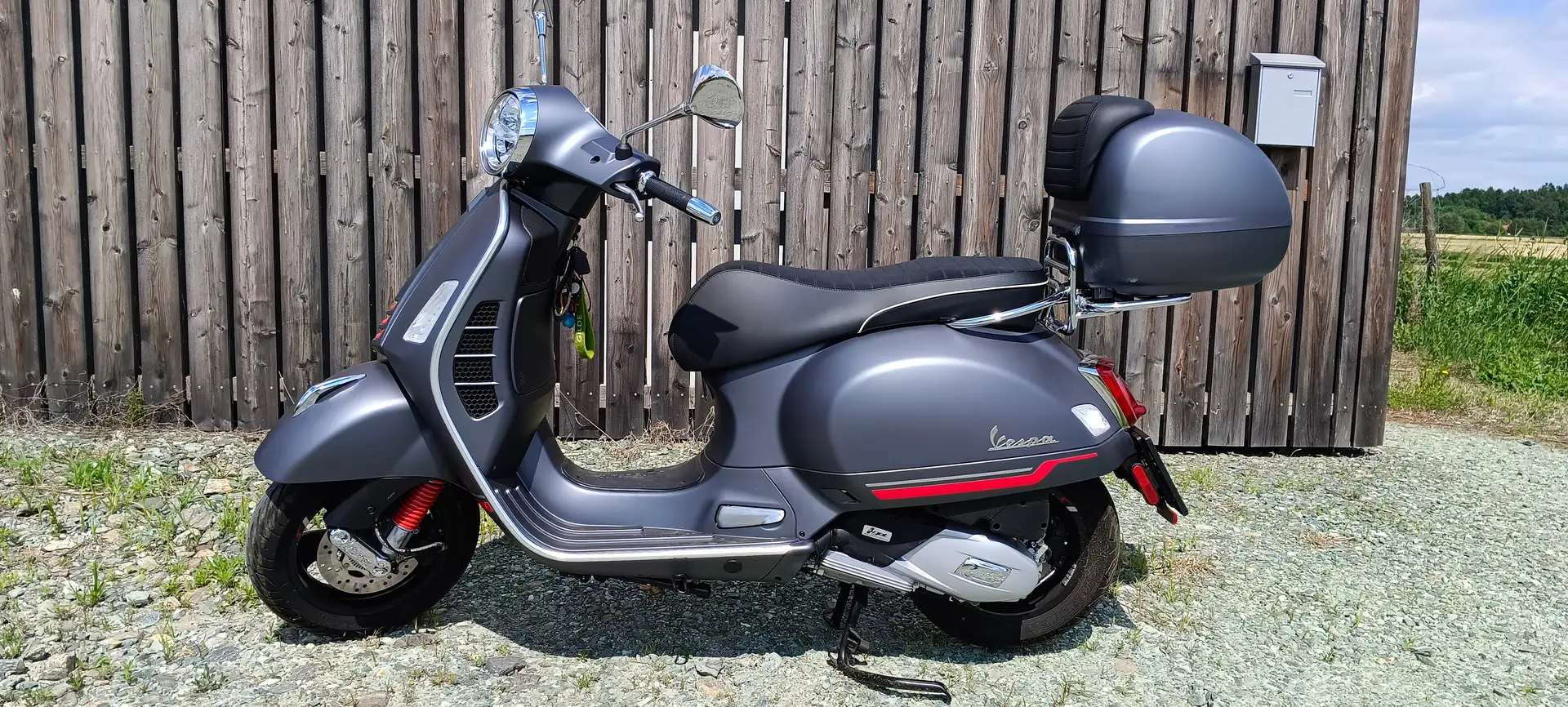 Vespa GTS Super Sport 125 Gris - 2
