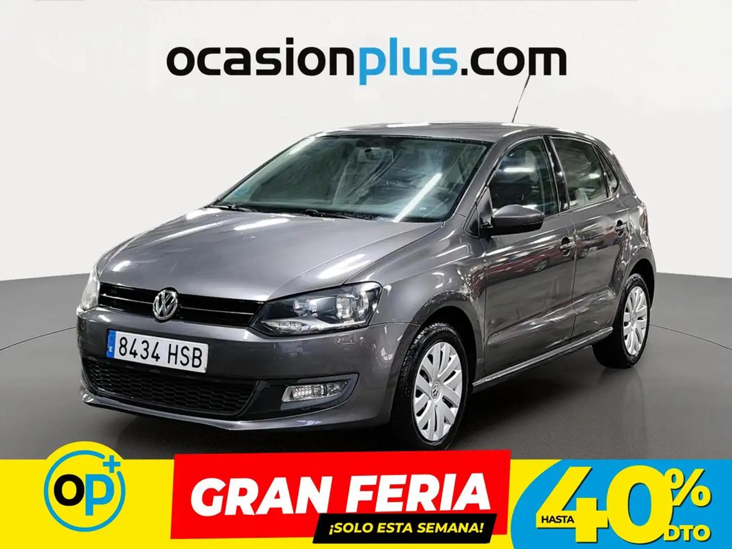 Volkswagen Polo 1.2 Advance BMT Gris - 1