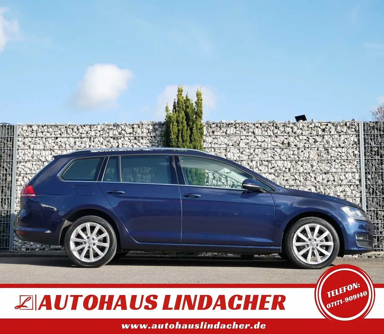 Volkswagen Golf VII Variant 1.4 TSI BMT DSG Highline Bleu - 2