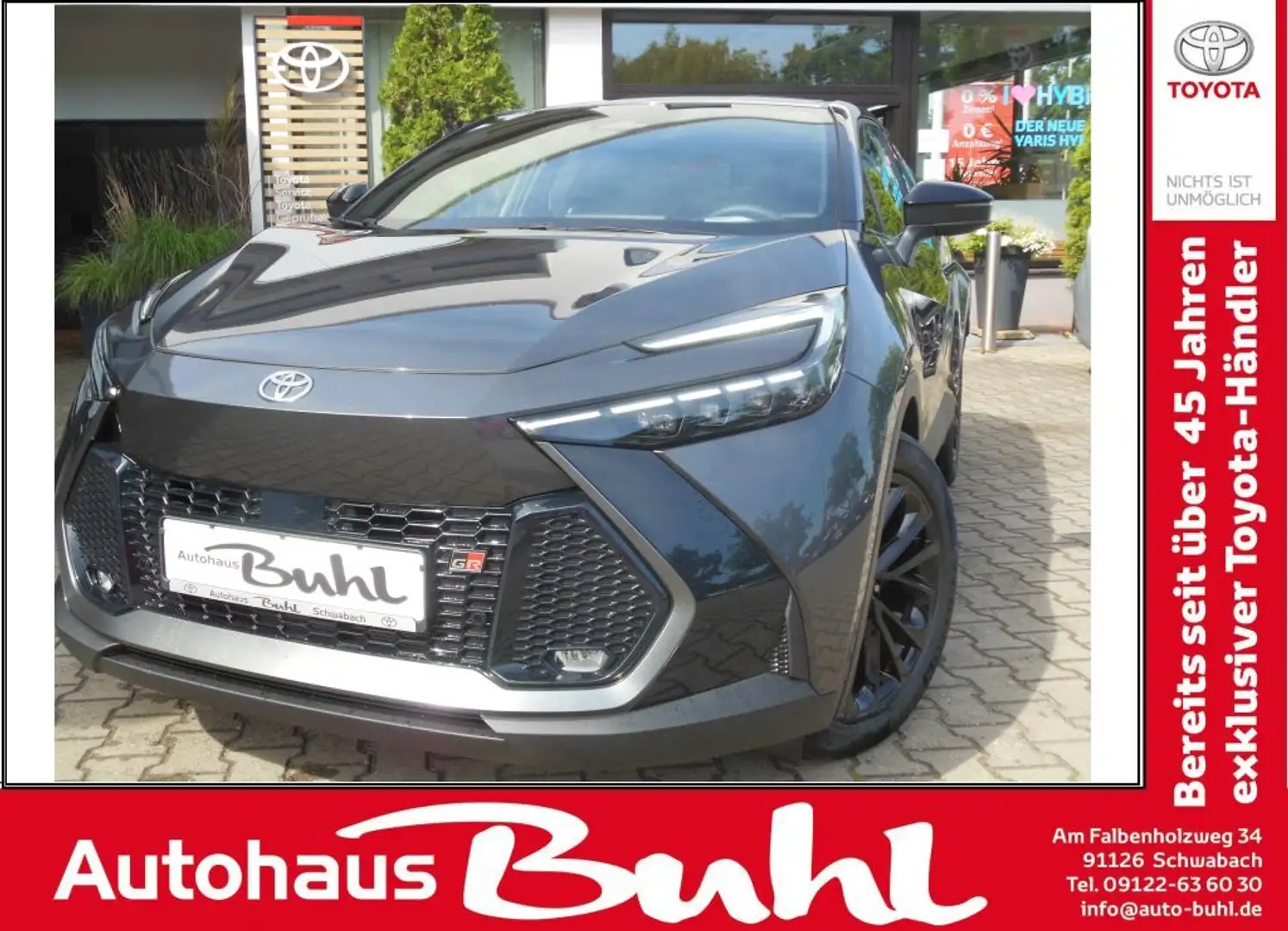 Toyota C-HR 2.0 Plug-in-Hybrid GR SPORT* sofort Verfügbar Gris - 1
