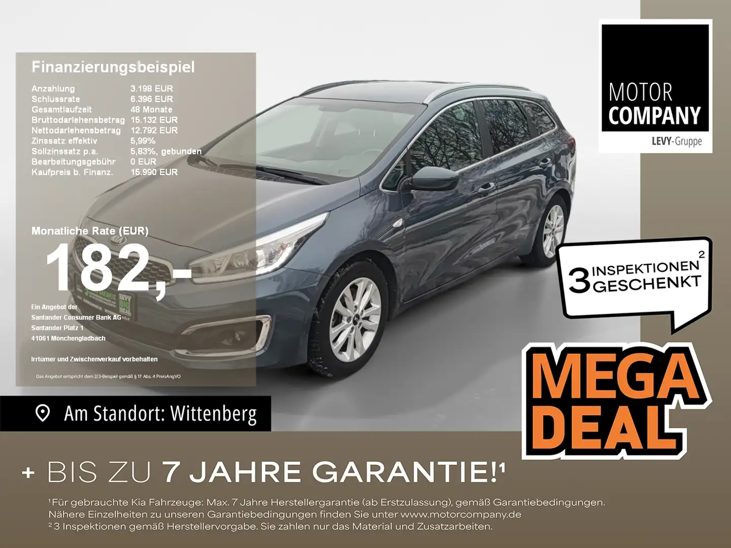 Kia Ceed / cee'd Ceed 1.4 Sportswagon Dream Team Navi*Kamera* Bleu - 1