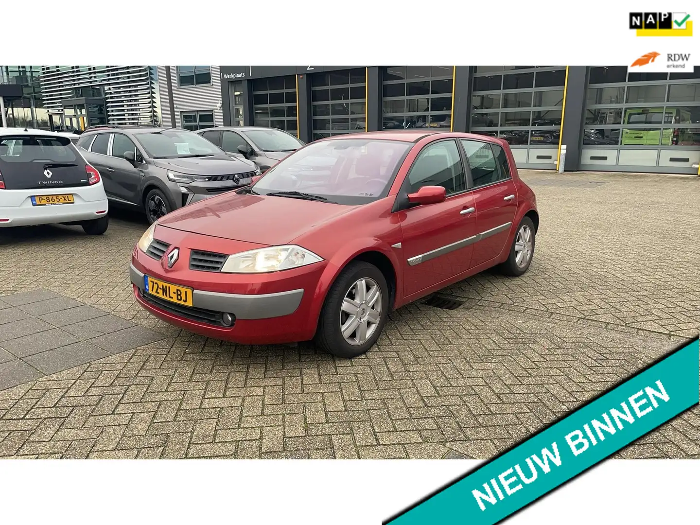 Renault Megane 1.6-16V Expr. Luxe 1e eig. 119.000km Clima Cruise Rot - 1