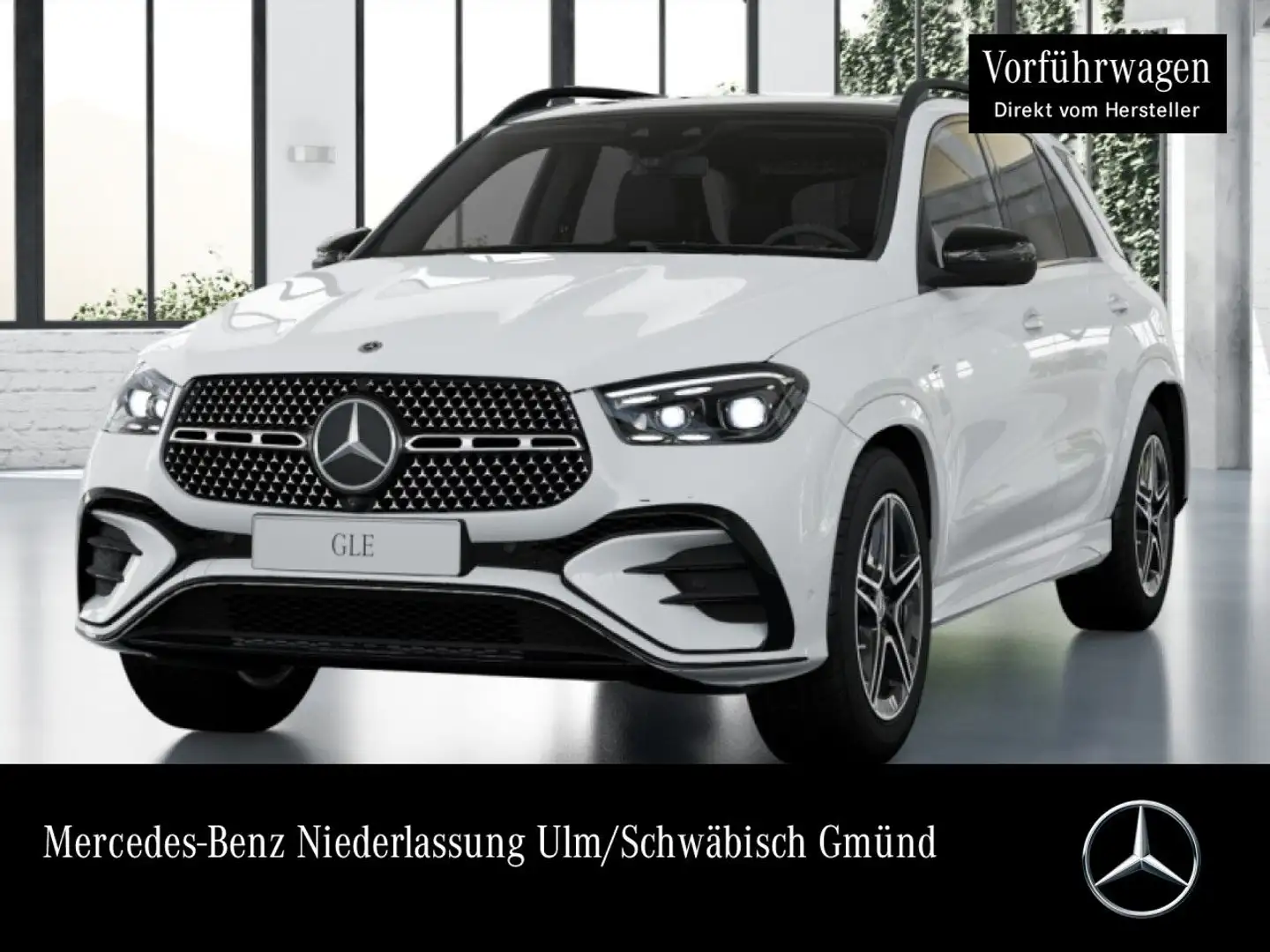 Mercedes-Benz GLE 350 de 4M AMG+NIGHT+PANO+360+AHK+MULTIBEAM+20" Weiß - 1