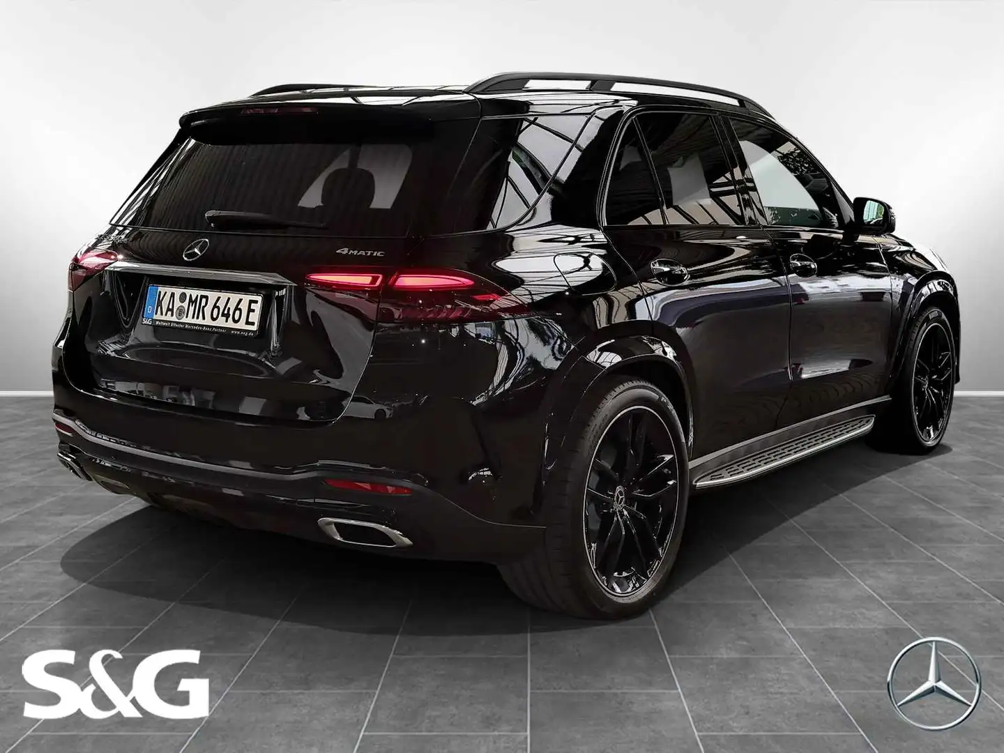 Mercedes-Benz GLE 350 de 4M AMG MBUX+360°+M-LED+Pano+AHK+Night Schwarz - 2