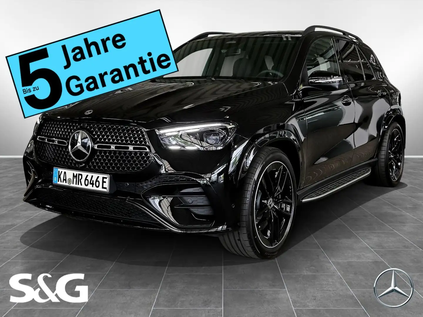 Mercedes-Benz GLE 350 de 4M AMG MBUX+360°+M-LED+Pano+AHK+Night Schwarz - 1