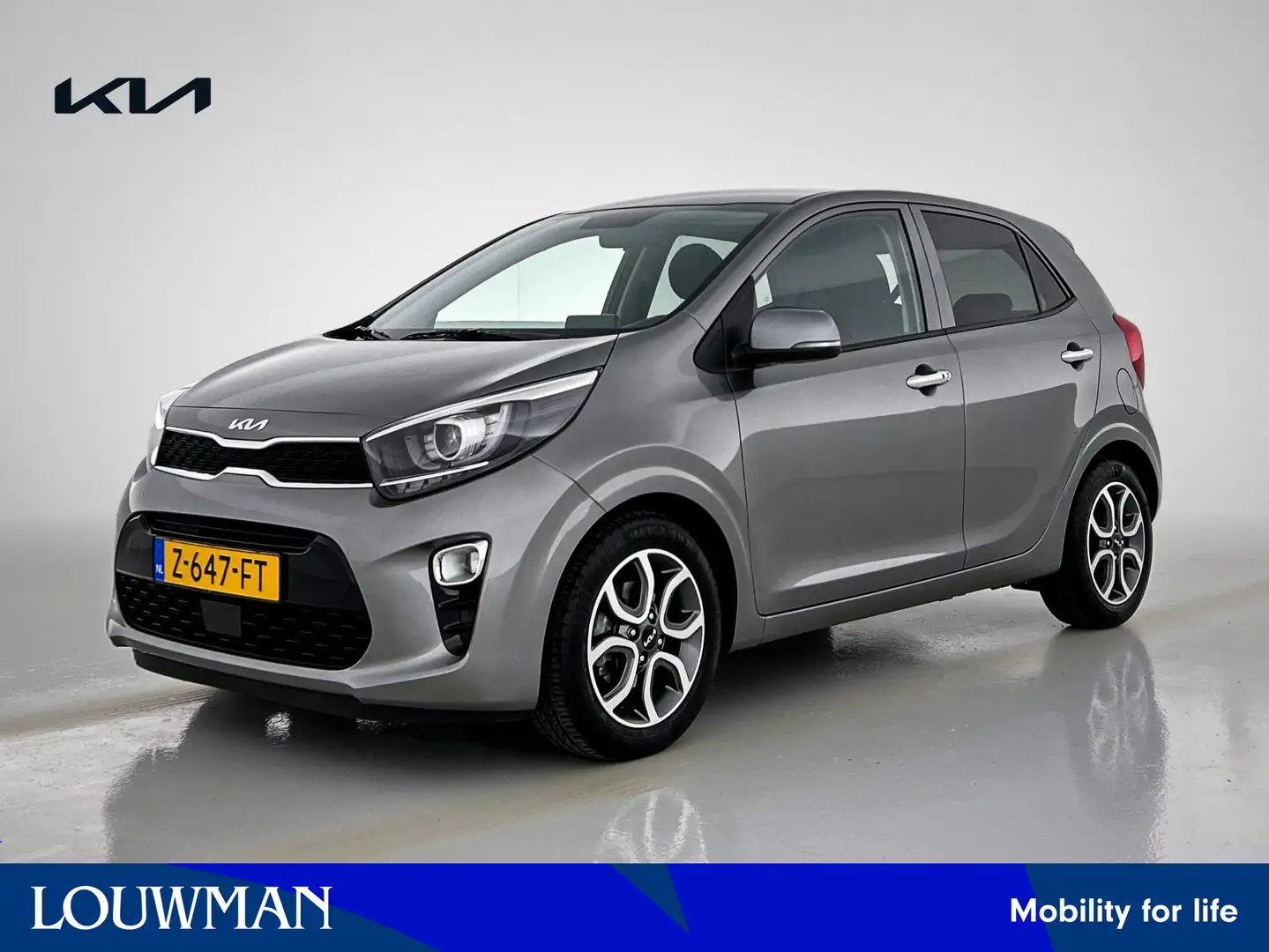 Kia Picanto 1.0 DPi DynamicPlusLine NL Auto | NAP | Grijs - 1