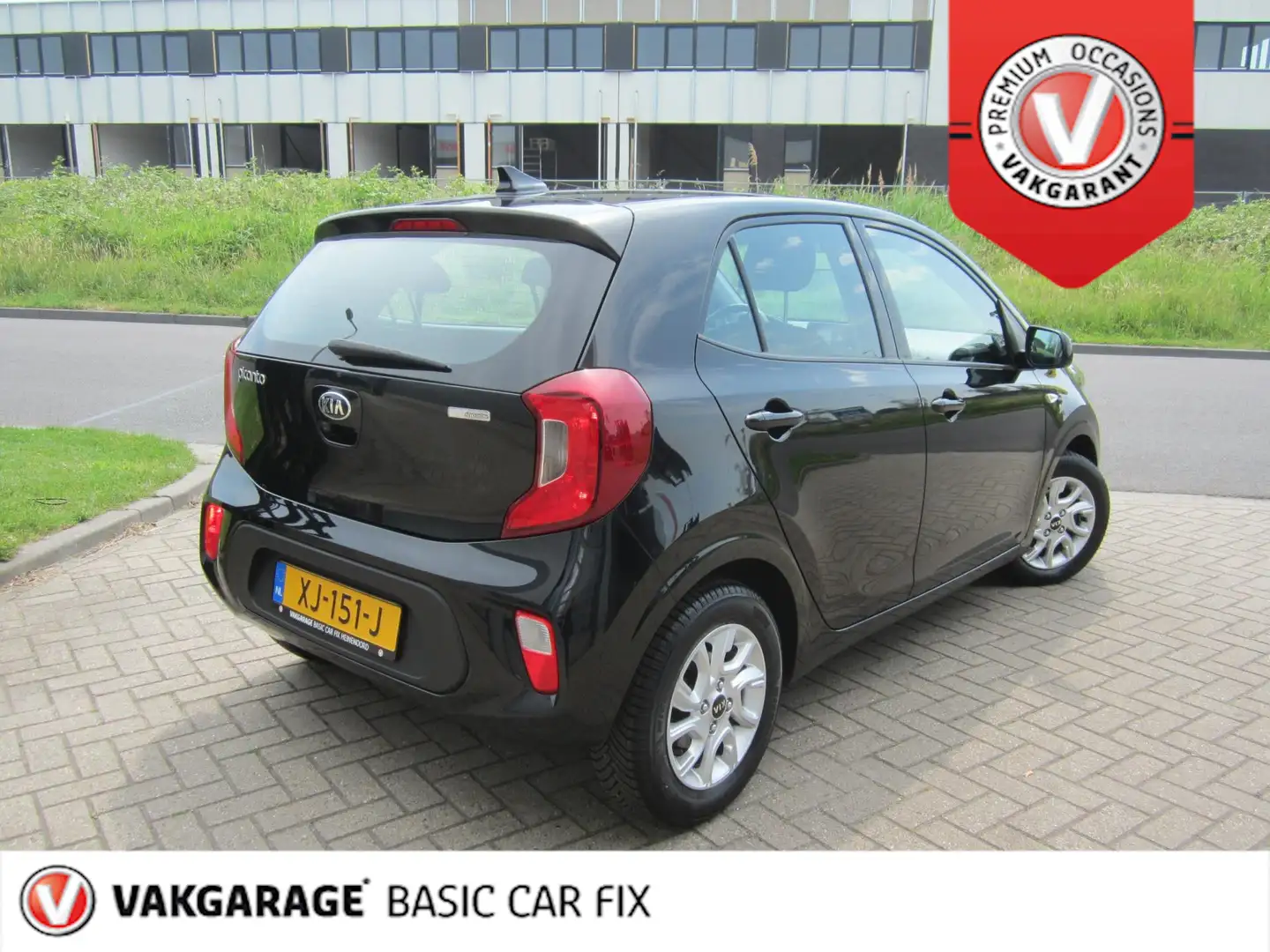 Kia Picanto 1.0 CVVT Comfort Plus Line Navigator airco Zwart - 2