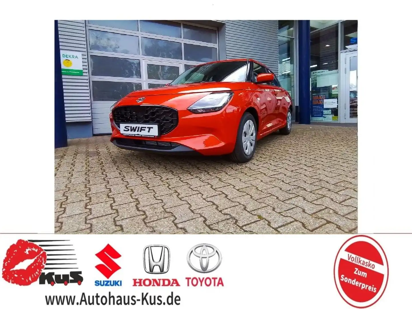 Suzuki Swift Club 2025 ❤️ HYBRID ⏱ Keyless, Navi, R-Cam, Top!!! Orange - 1
