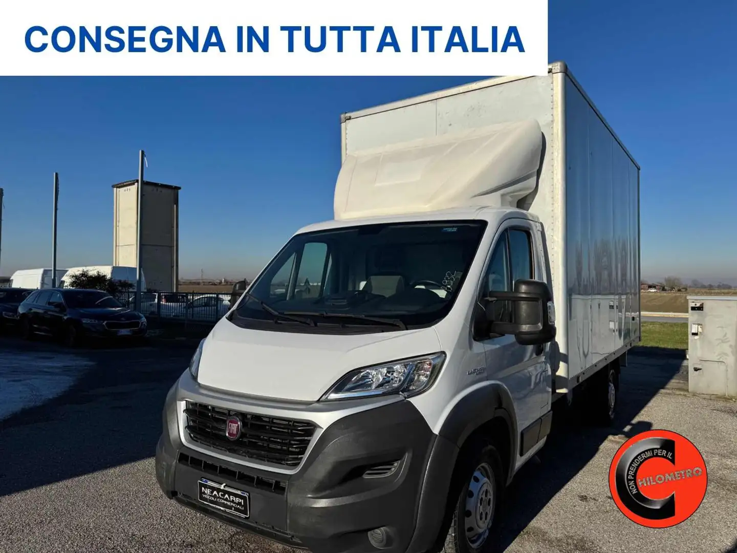 Fiat Ducato 35MAXI PORTA LATERALE CABINATO L4 BOX IN ALLUMINIO Weiß - 1