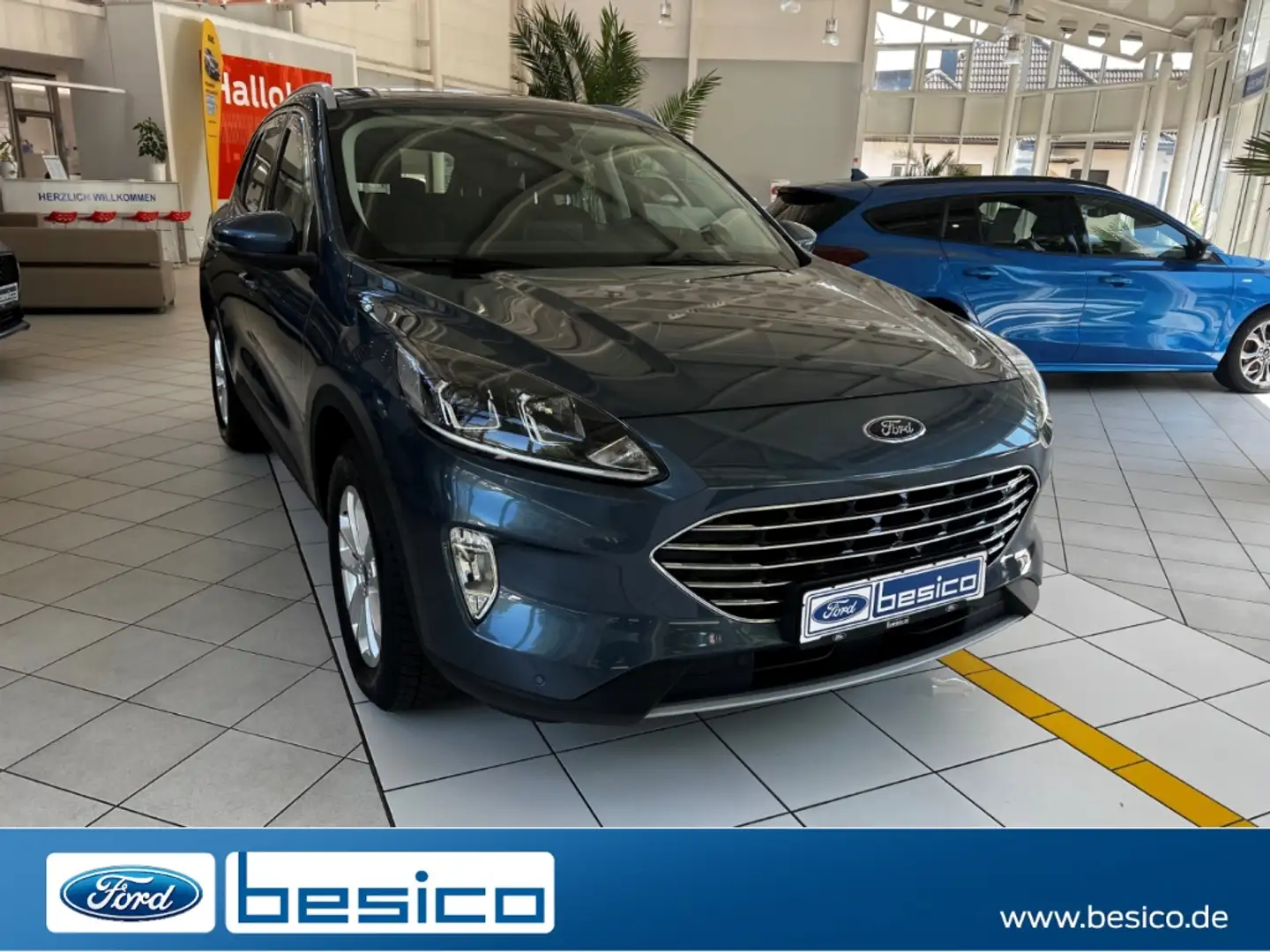 Ford Kuga Titanium+NAV+DAB+PDC+KeyFree+RFK+WinterPak+ Azul - 1