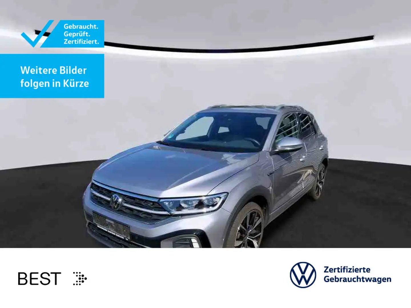 Volkswagen T-Roc T-ROC 1.5 TSI DSG R-LINE*IQ.LIGHT*AHK*PANO*KAMER Silber - 1