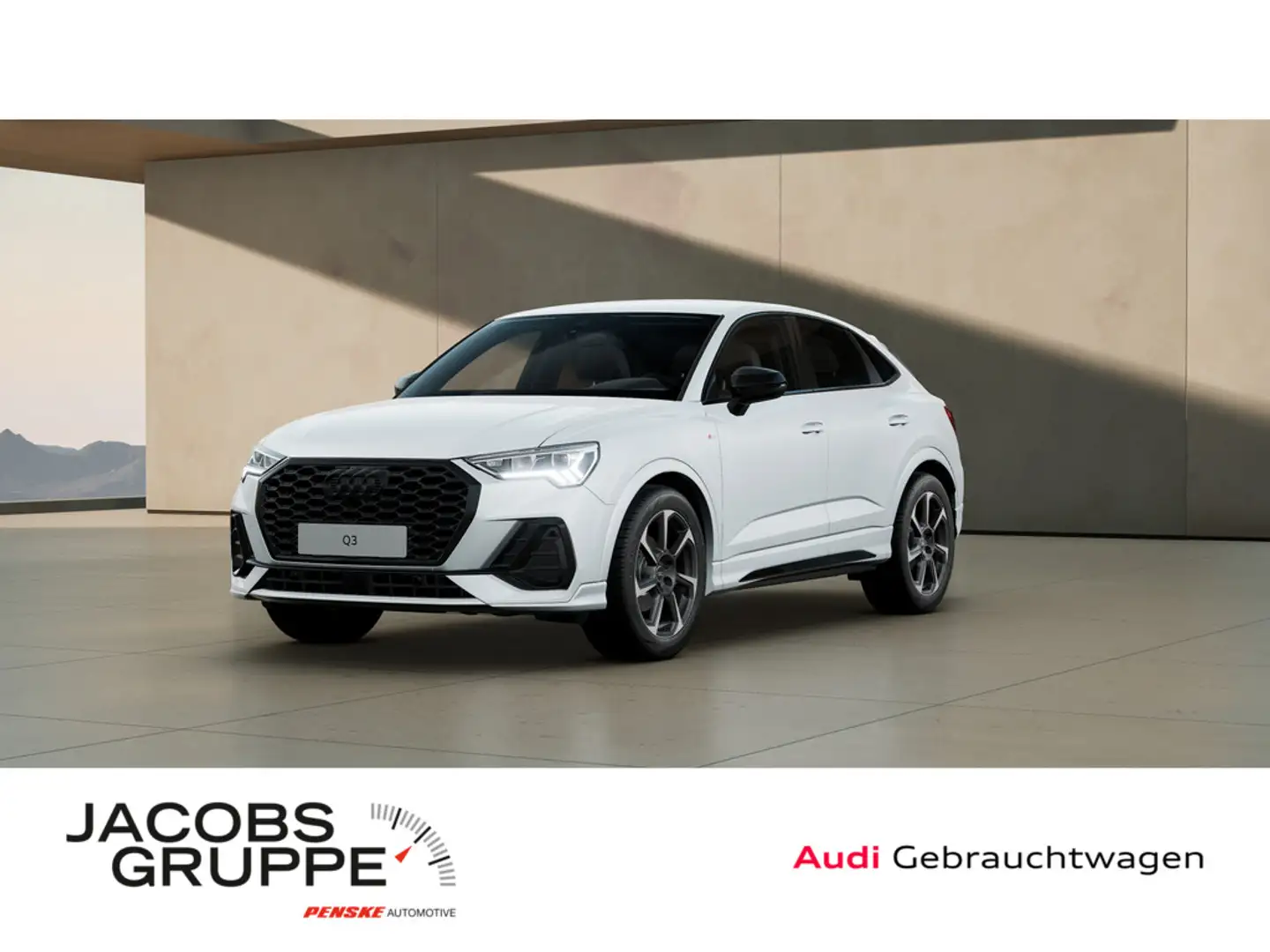 Audi Q3 Sportback 35TFSI 2xS line/Black+/Sonos/AHK/ACC/19Zoll Weiß - 1