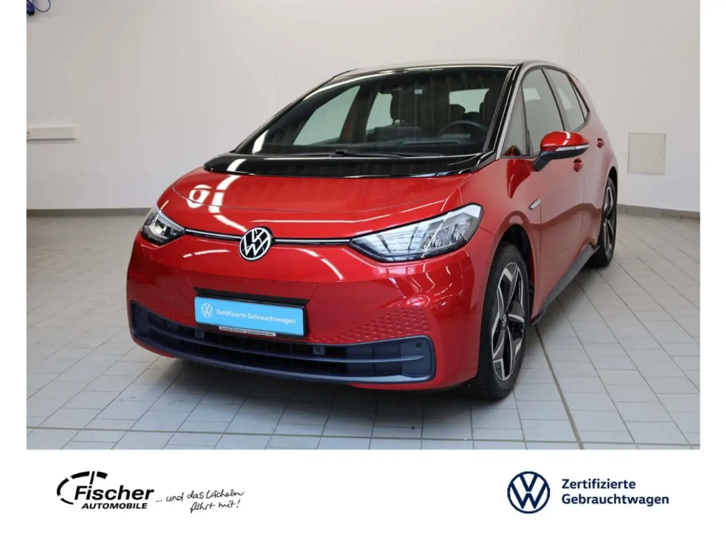 Volkswagen ID.3 Elektro Pro Performance 58 kWh LED/NAV/RFK Rot - 1