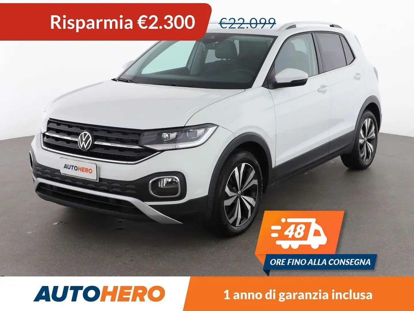 Volkswagen T-Cross 1.0 TSI Advanced 110 CV Bianco - 1