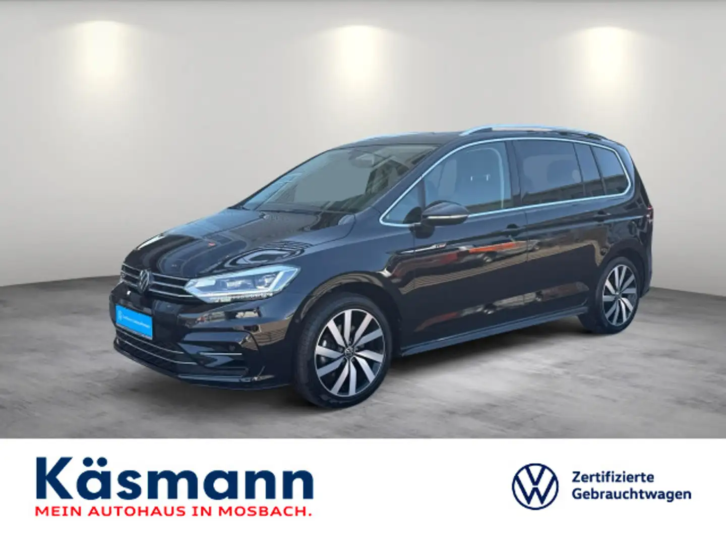 Volkswagen Touran Highline 2.0TDI R-Line AHK 7SITZER STDHZ Schwarz - 1
