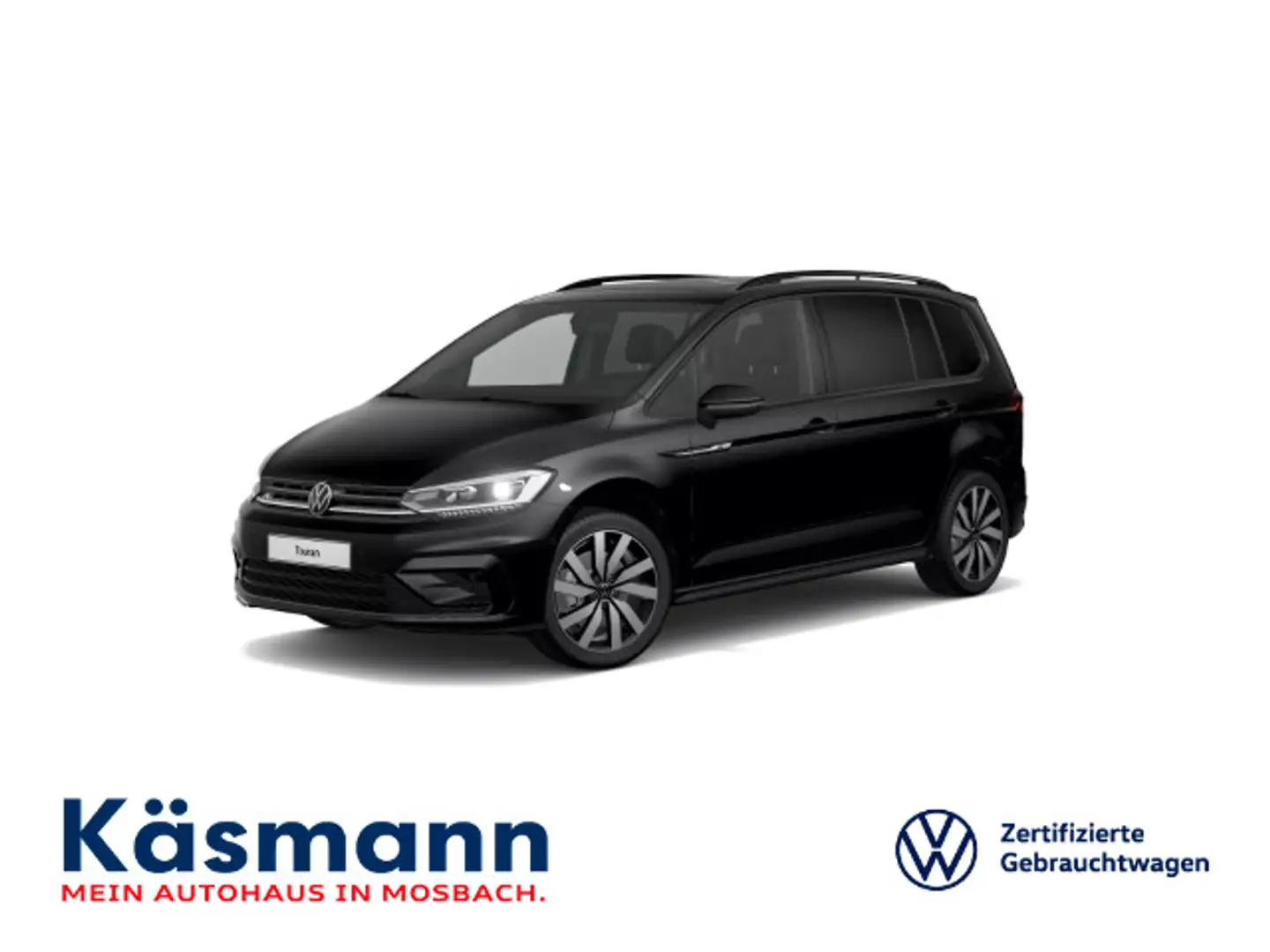 Volkswagen Touran Highline 2.0TDI R-Line AHK 7SITZER STDHZ Schwarz - 1