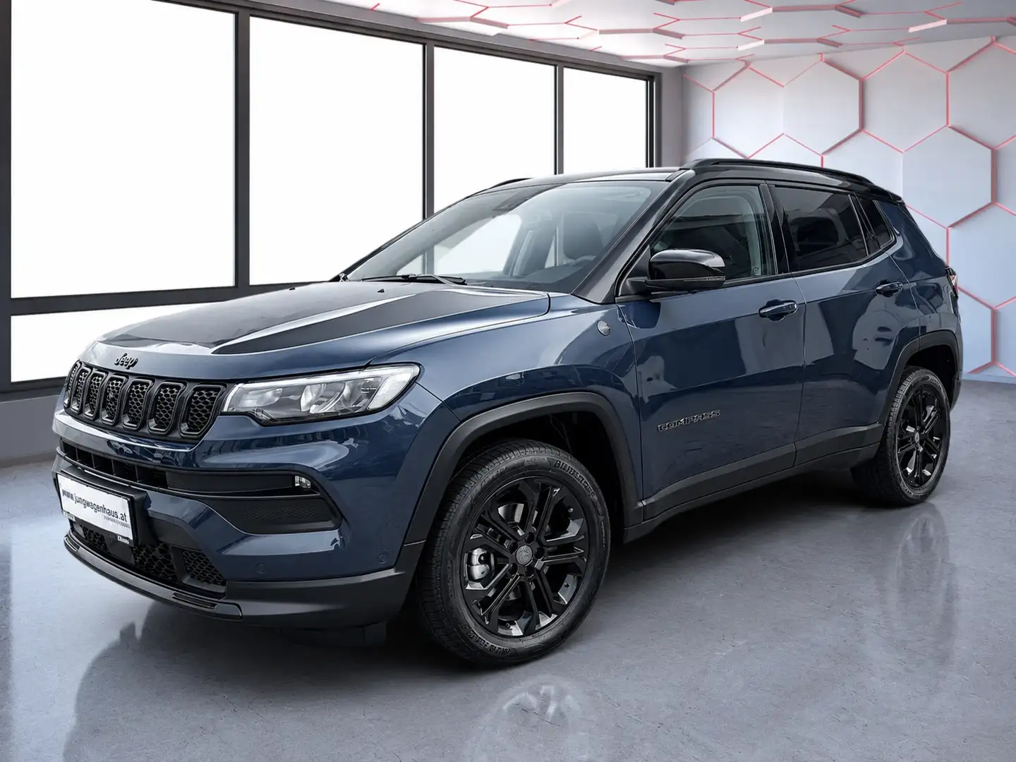 Jeep Compass North Star e-Hybrid MHEV S-Dach Aut. *-34% NP 45. Blau - 1