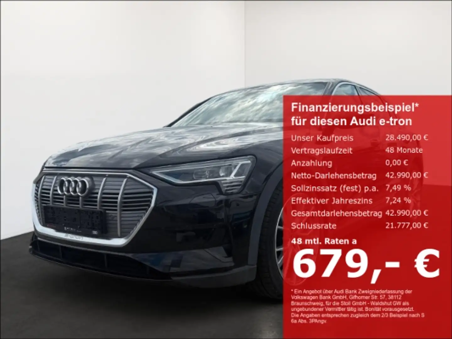Audi e-tron quattro 50 Sitzhzg+connect+Navigation&Infotainment Schwarz - 1