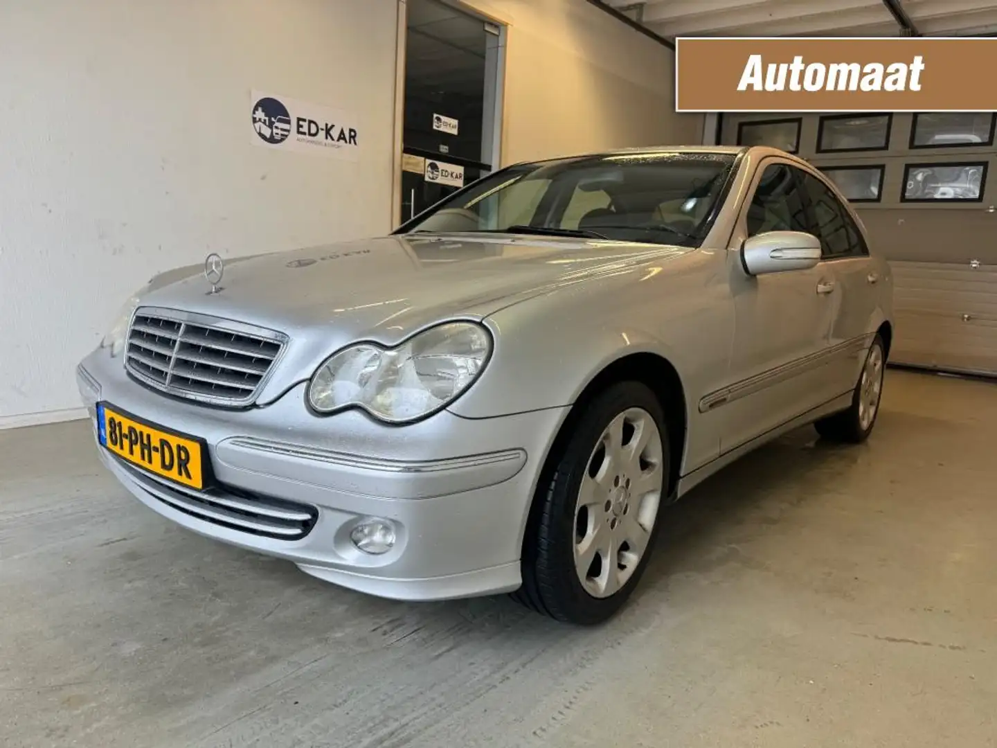 Mercedes-Benz C 180 180 K. Elegance AUT CLIMA PRIMA AUTO GEEN ROEST NE Gri - 1