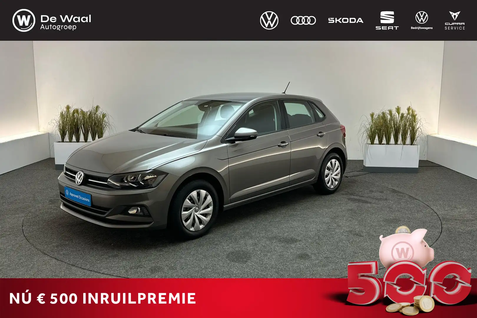Volkswagen Polo 1.0 TSI 95pk Comfortline | Trekhaak, Navigatie, Ac Grijs - 1