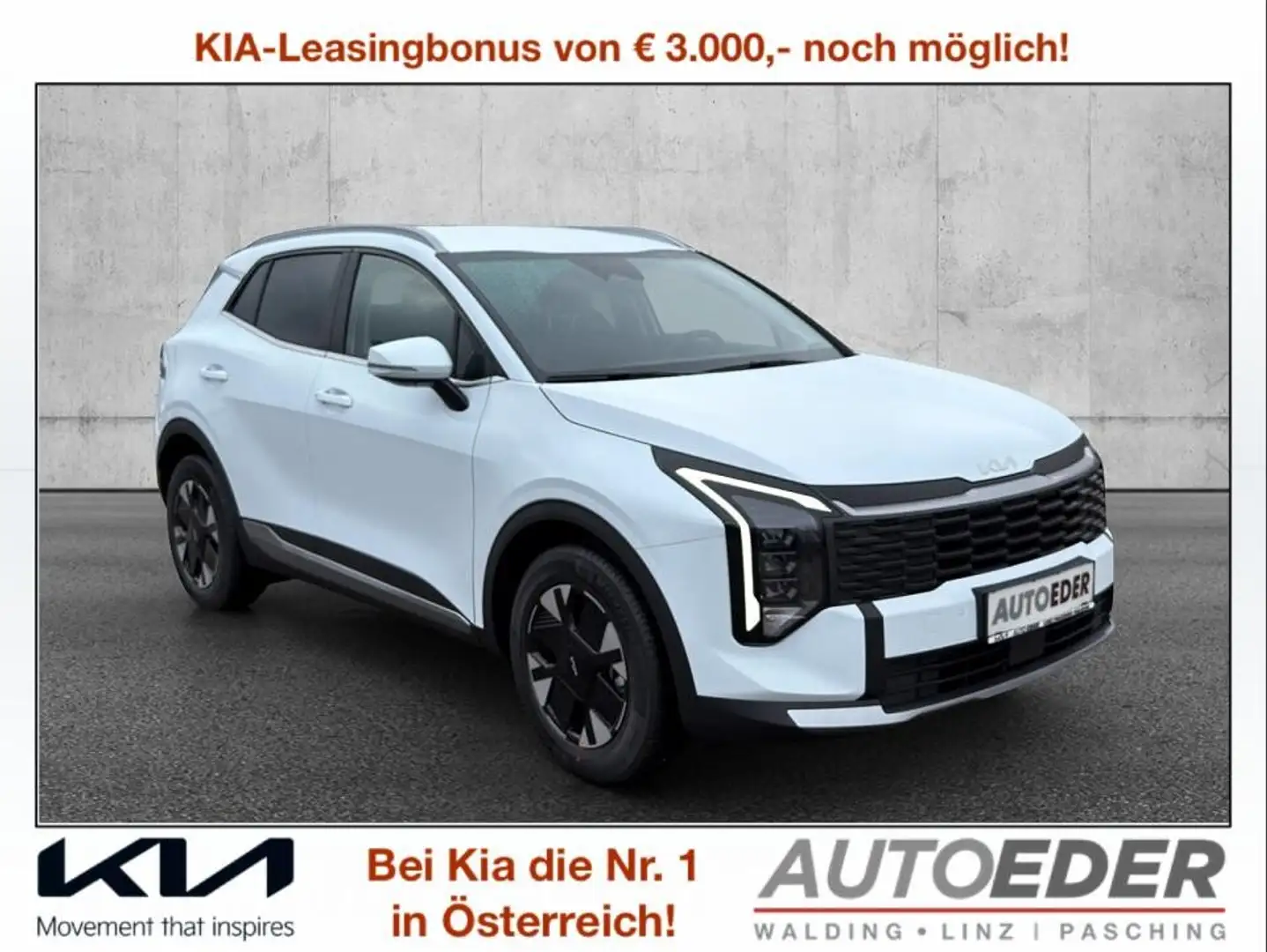 Kia Sportage 1,6 TGDI Silber DCT Weiß - 1