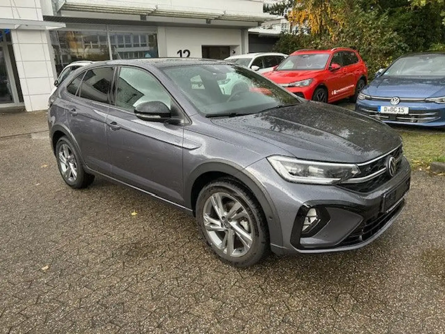 Volkswagen Taigo R-Line 1,5ltr. PANORAMA, AHK Gris - 2