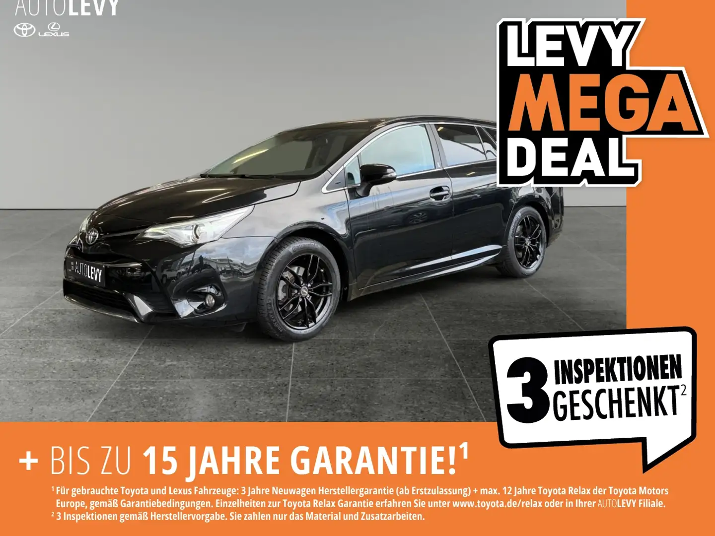 Toyota Avensis Touring Sports 1.8 Team D *8FACH* Schwarz - 1