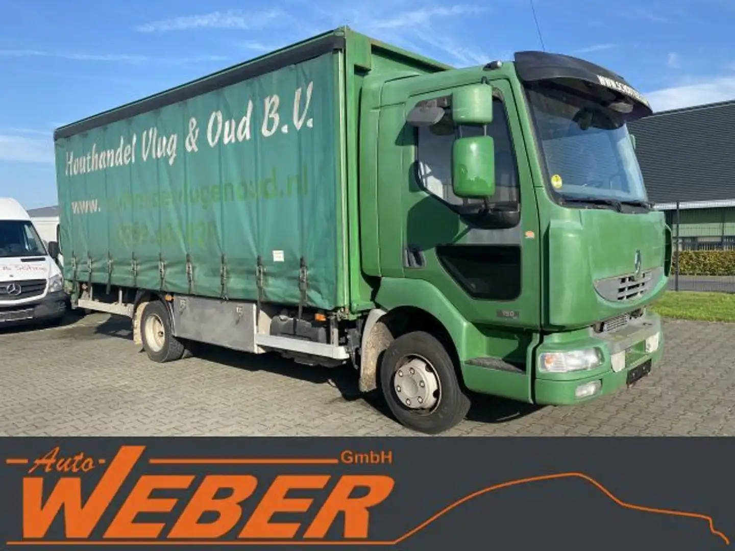 Renault Midlum 150-08/B   Plane   nur 42.223 KM Grün - 2