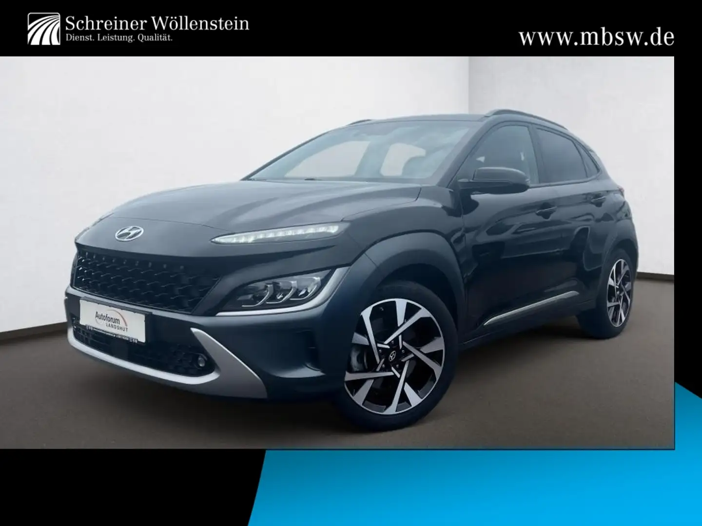 Hyundai KONA 1.6 T-GDI Prime 2WD NAVI/LED/KAMERA/HuD/ACC Noir - 1