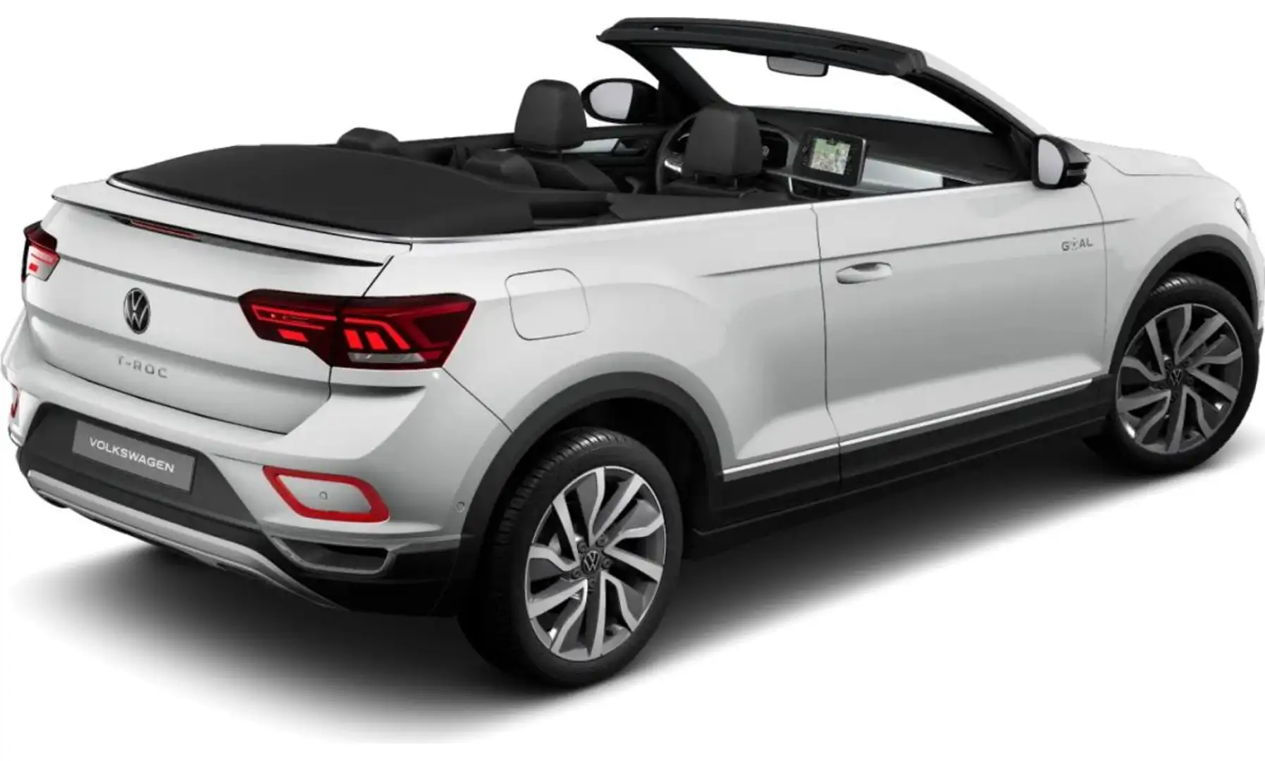 Volkswagen T-Roc Cabriolet GOAL 1.5 l TSI OPF 110 kW (150 PS) 7-Gan Weiß - 2