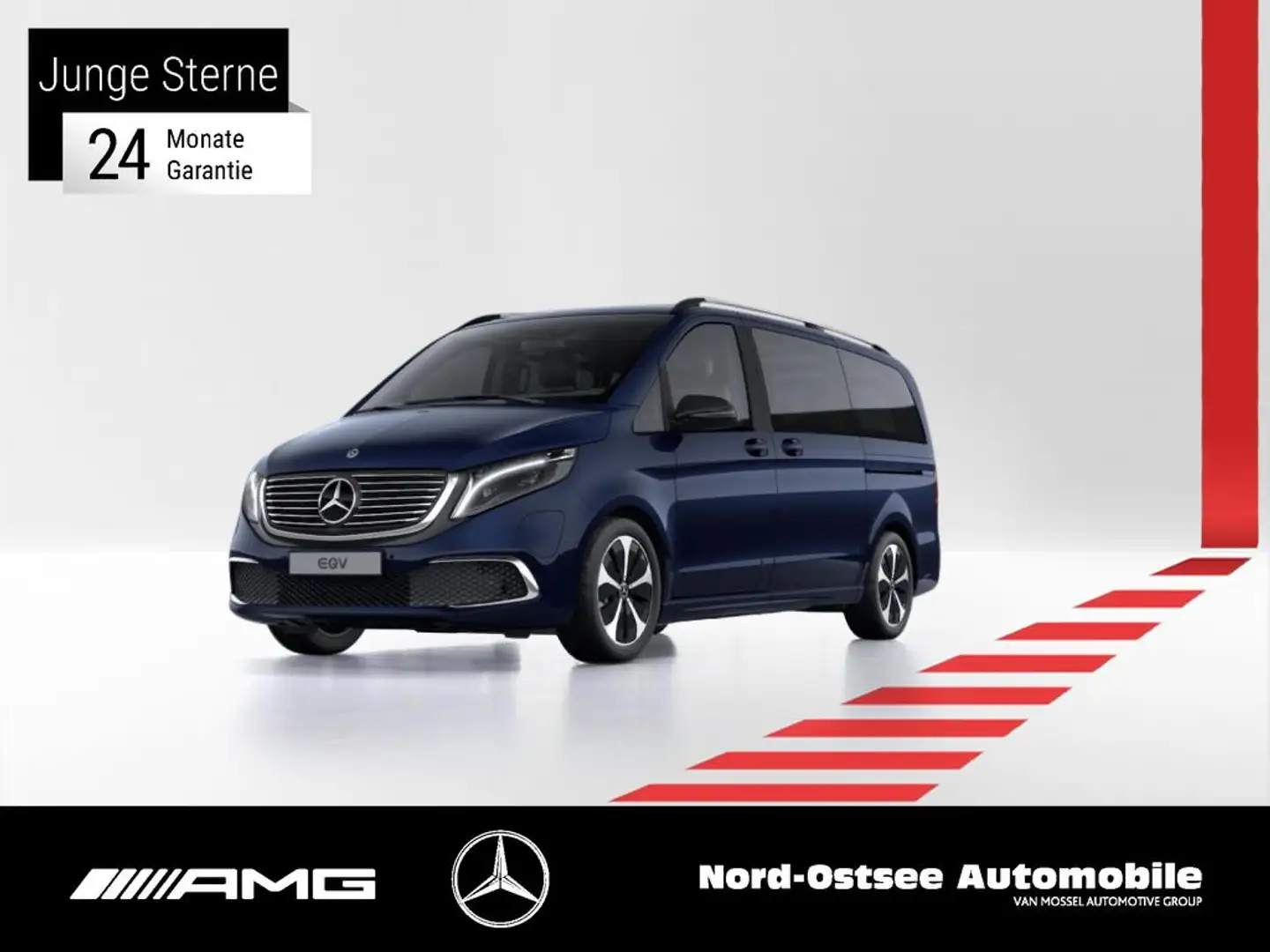 Mercedes-Benz EQV 300 AVANTGARDE LANG AIRMATIC PANO DISTRONIC Albastru - 1