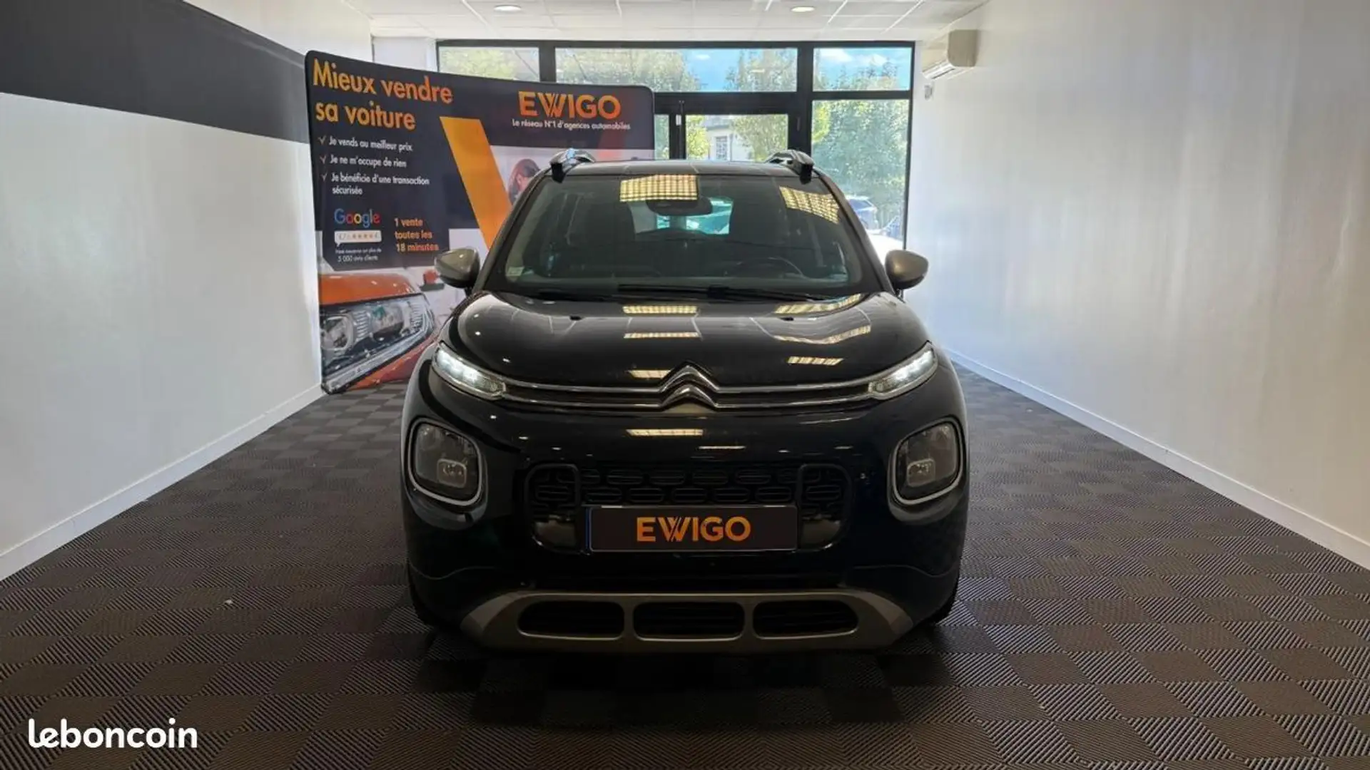 Citroen C3 Aircross Citroën 1.2 PURETECH 110ch SHINE EAT BVA START-STO Noir - 2