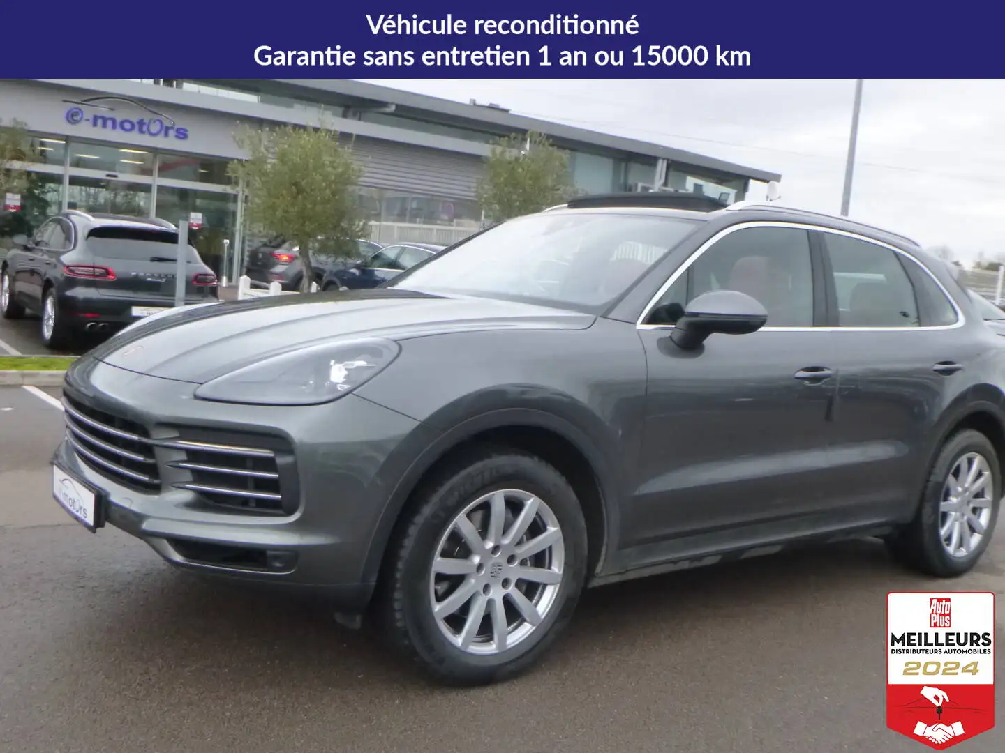 Porsche Cayenne 3.0 V6 340 ch Tiptronic BVA - Gris - 1