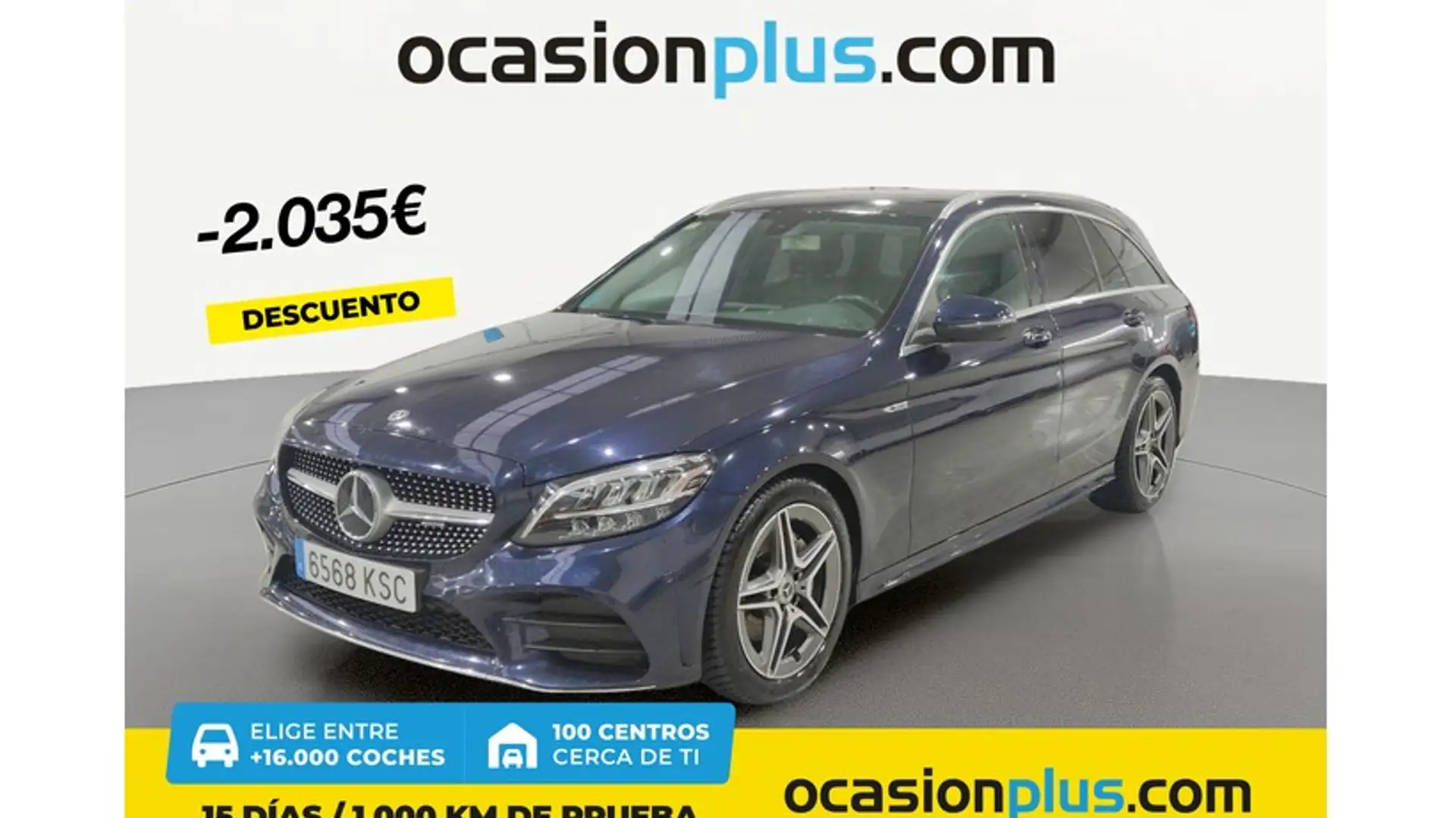 Mercedes-Benz C 220 Estate 220d 9G-Tronic Azul - 1